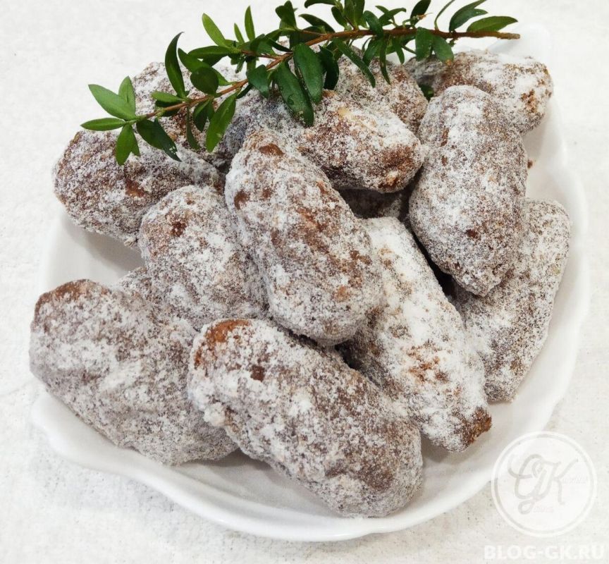 Пирожные Картошка в сахарной пудре – простой сладкий рецепт на каждый день