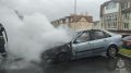 В Калуге вспыхнул автомобиль в жилом квартале «Бавария»