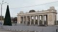 В Москве уже начали устанавливать новогодние конусы ёлки