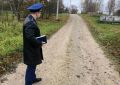 В калужской деревне добились ремонта разбитой дороги