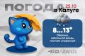 Доброе утро, калужане!. Сегодня в Калуге и области — облачно, небольшой дождь, местами умеренный