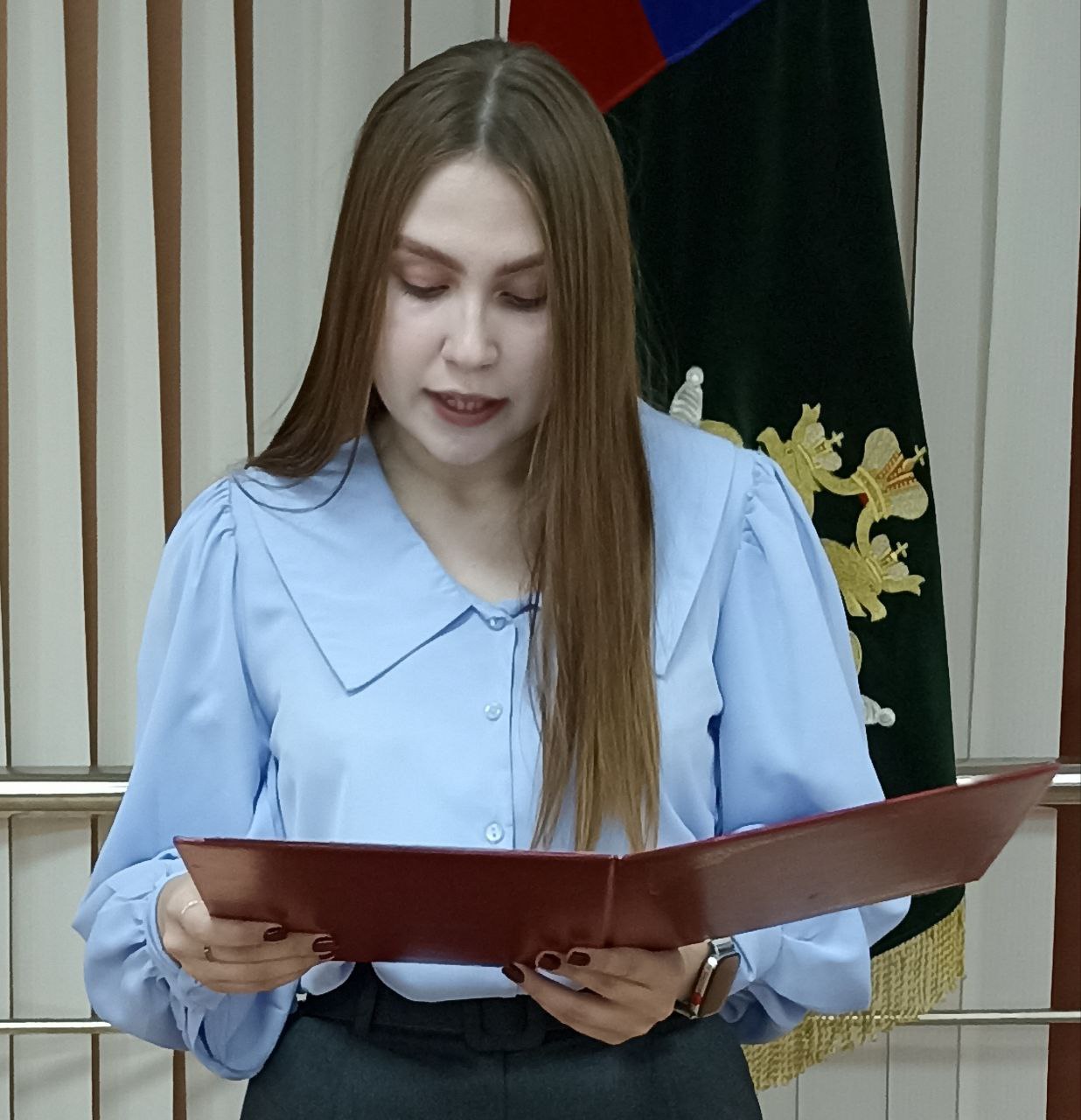 Новые сотрудники следственного управления приняли присягу Новые сотрудники следственного управления приняли присягу