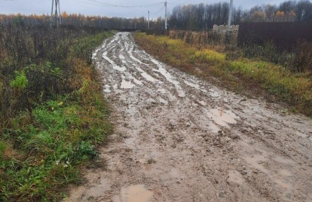 В калужской деревне просят сделать хорошую дорогу