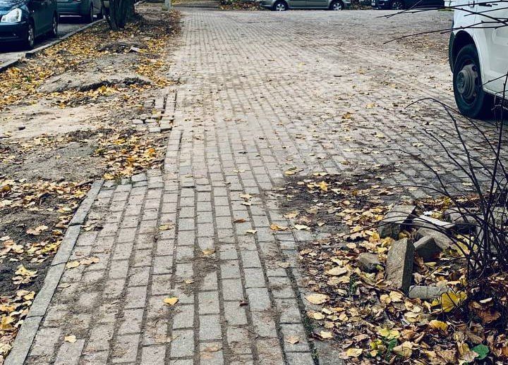 Калужанка потребовала устранить разруху после ремонта на Георгиевской