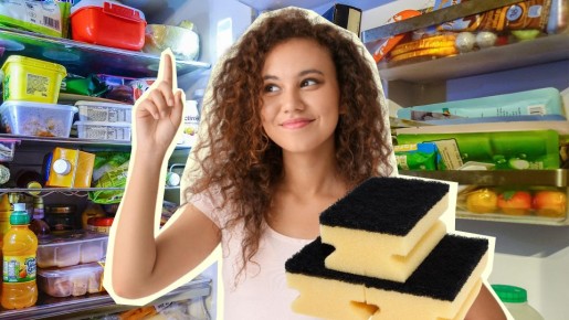 Положите и забудьте: обычная губка решит сразу несколько проблем с холодильником