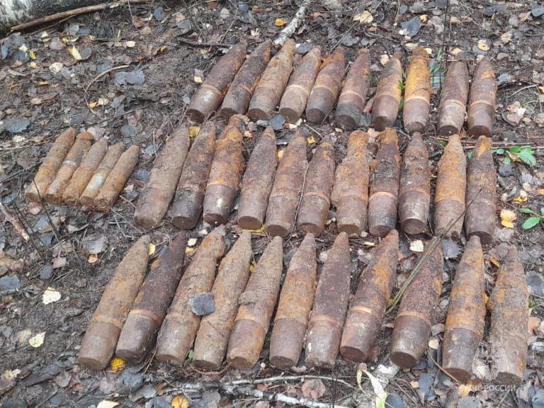 В Калужской области обезврежены боеприпасы времен Великой Отечественной