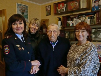 101 год исполнился ветерану войны из Калуги