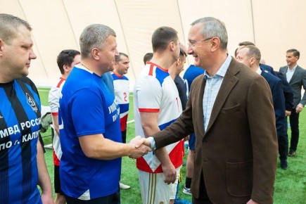 В Калуге прошел турнир по футболу среди полицейских