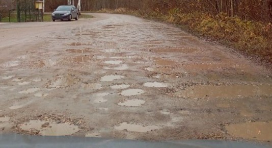 Житель Калужской области попросил губернатора отремонтировать дорогу