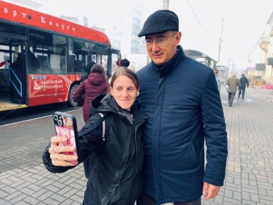 Владислав Шапша оценил новые троллейбусы в Калуге