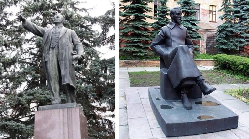 06 ноября в Калуге открыли памятники Ленину и Дзержинскому