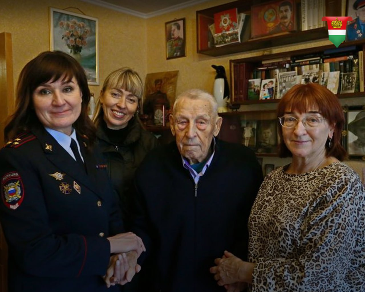 Ветерану из Калуги исполнился 101 год
