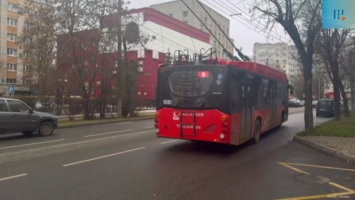 В Калуге новые троллейбусы заработали на маршруте №8