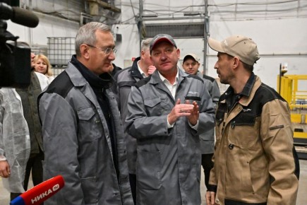 Шапша побывал на заводе в Калужской области