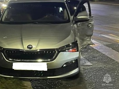 В Калуге молодой водитель устроил ДТП на улице Ленина