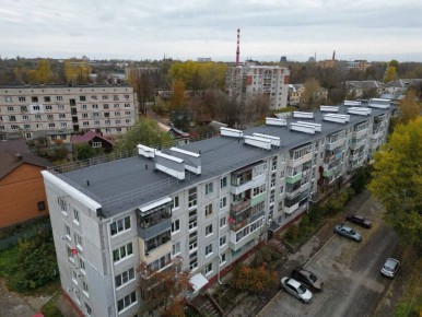 Более 130 домов обновили крыши в Калужской области