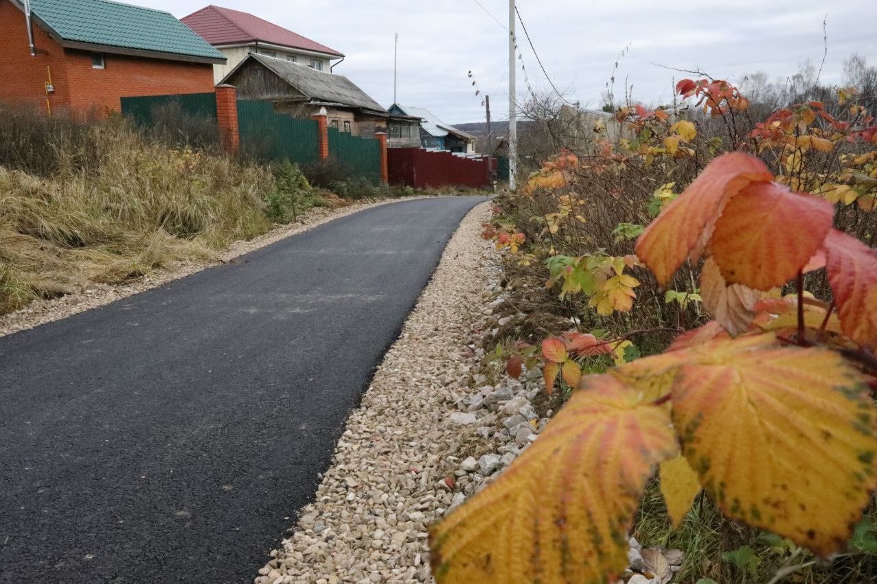 Дороги отремонтировали в Тарусском районе