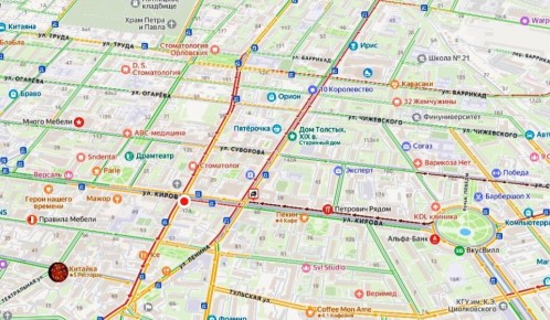 Заторы охватили ключевые улицы Калуги