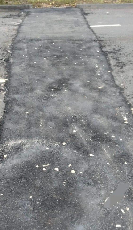 В Калуге неожиданно появился лежачий полицейский на улице Рылеева