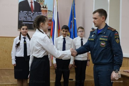 Учащиеся школы № 47 вступили в кадетское братство