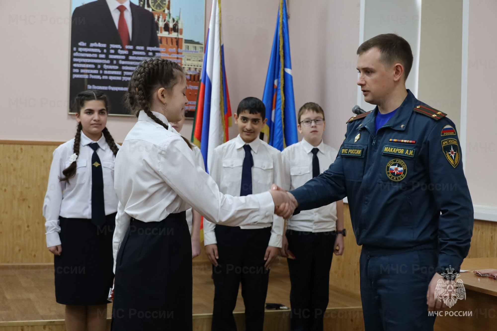 Учащиеся школы № 47 вступили в кадетское братство