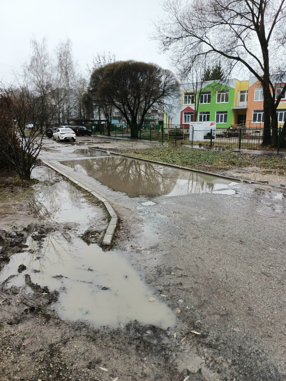 В Калуге море разлилось на Ольговке