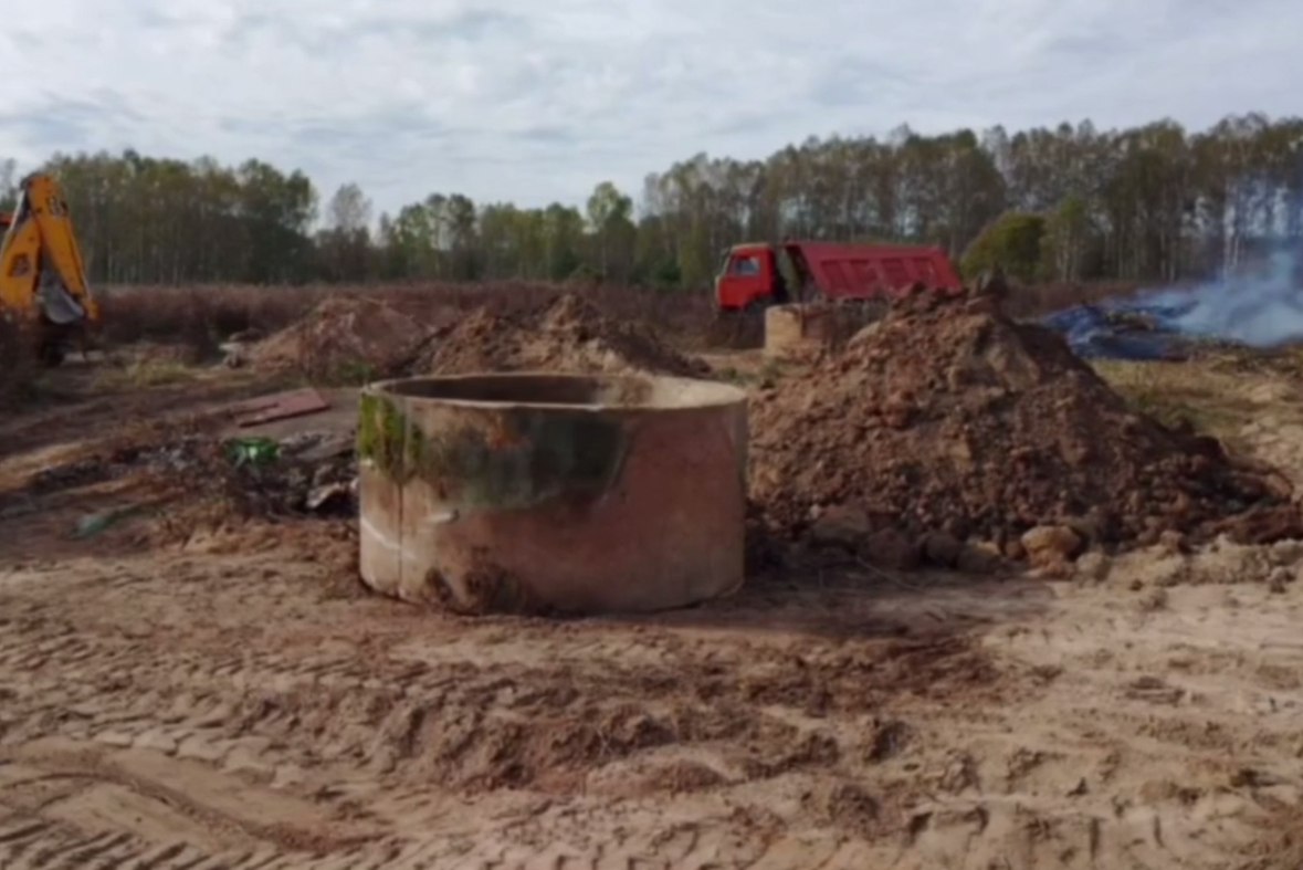 В Калужской области ликвидировали еще один скотомогильник