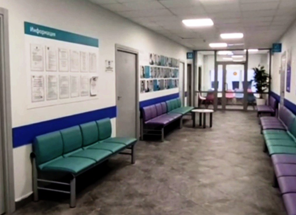 В Калужской областной больнице завершили ремонт поликлиники