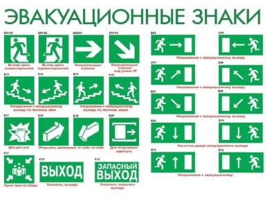 Знаки повсюду!. Обращали внимание на зелёные таблички с человечком?