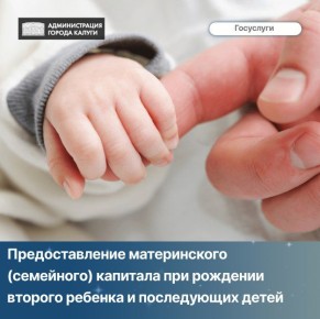 Материнский (семейный) капитал выплачивается на каждого второго ребенка и последующих детей и устанавливается в размере: