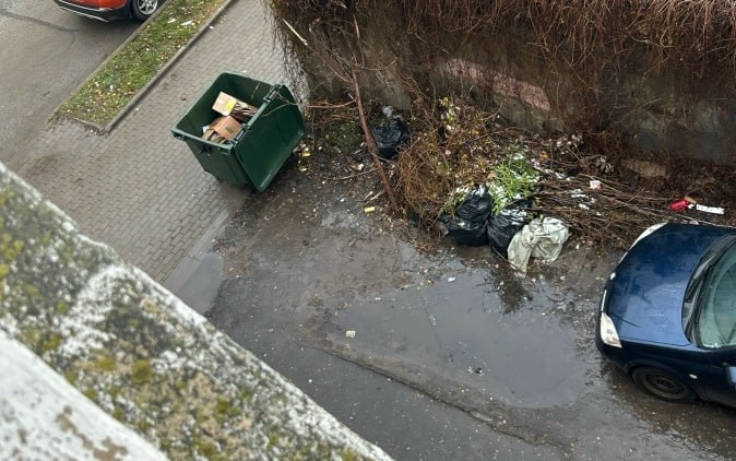 В Калуге опять образовалась свалка в центре города