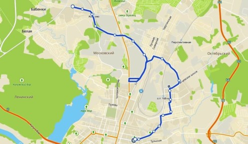 В Калуге возникли проблемы с автобусом №86