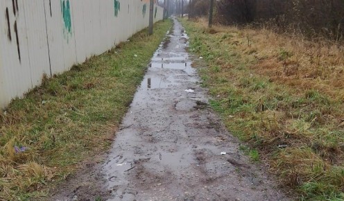 Калужанка попросила отремонтировать тропинку, соединяющую Северный и Канищево