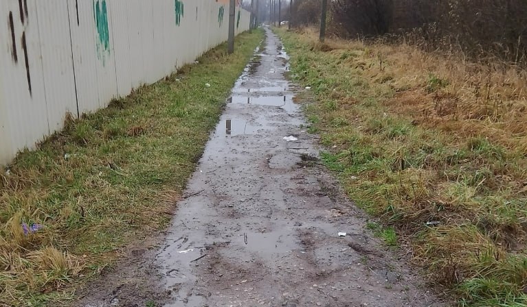 Калужанка попросила отремонтировать тропинку, соединяющую Северный и Канищево