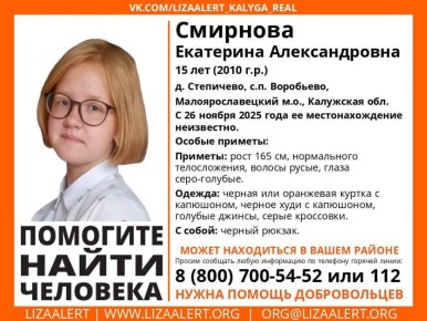 15-летняя девочка пропала в Малоярославецком округе