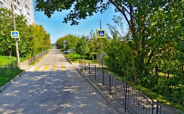 Калужане просят установить светофор у школы в Турынино