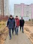 Дмитрий Денисов: Провёл выездное совещание на Ермоловской улице, где продолжается благоустройство подходов к школе №46