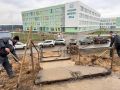Глава Калуги проинспектировал строительство подходов к 46-й школе