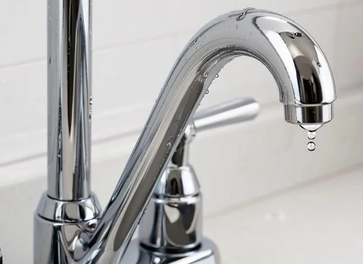 В Жиздре ликвидируют прорыв водопровода