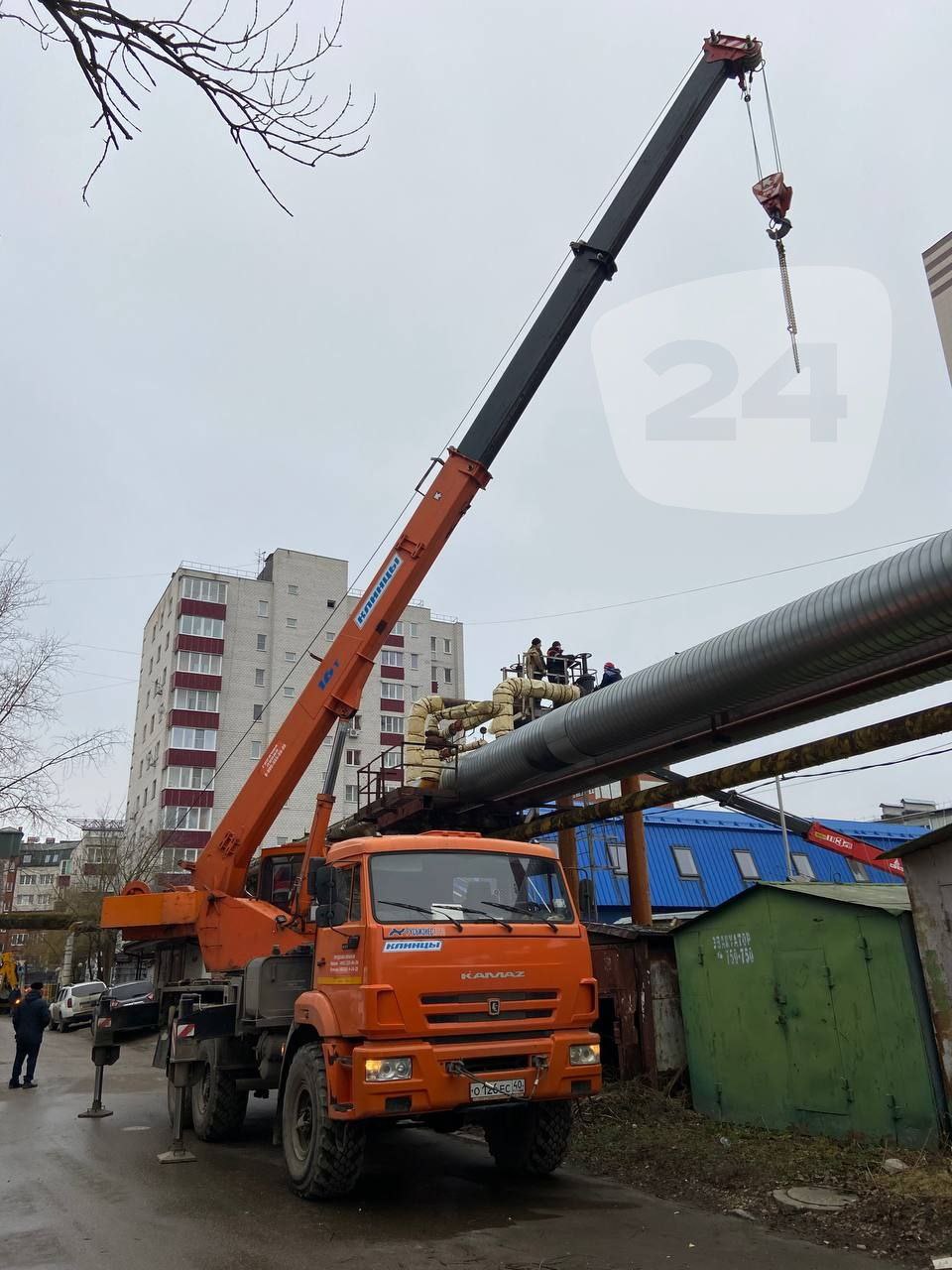 Подача тепла в жилой сектор Калуги будет возобновлена к середине дня