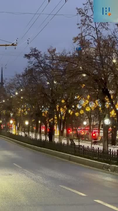 Новогодний бульвар на улице Кирова