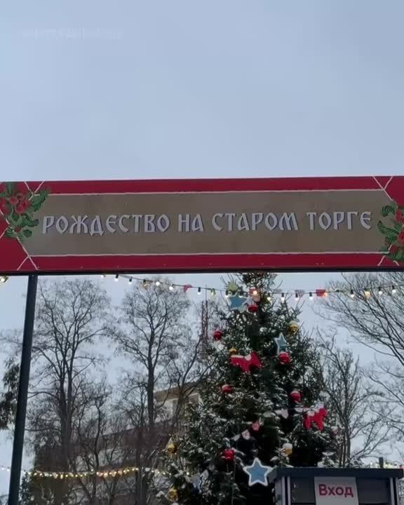 Дмитрий Денисов: Пообщался с калужскими предпринимателями и проверил, как организована новогодняя ярмарка «Рождество на Старом торге»