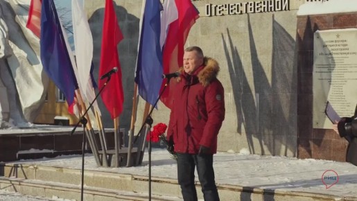 В Калужской области почтили память воинов освободивших Боровский район в январе 1942 года