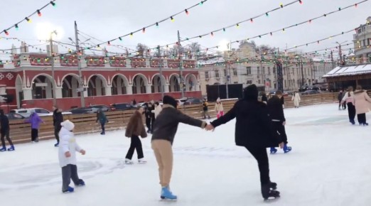 В Калуге подрались посетители катка