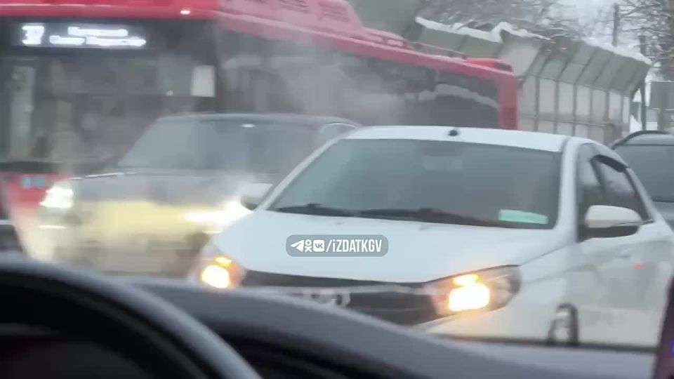 Из-за ДТП образовалась пробка от Мстихино до Анненок под Калугой