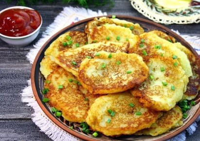 Постные картофельные драники без яиц и муки