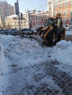 За сутки с улиц Калуги вывезено 8,7 тысячи кубометров снега