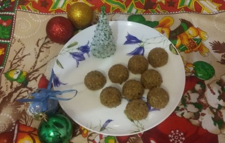Сладкое новогоднее угощение: конфетки из подсолнечных семечек