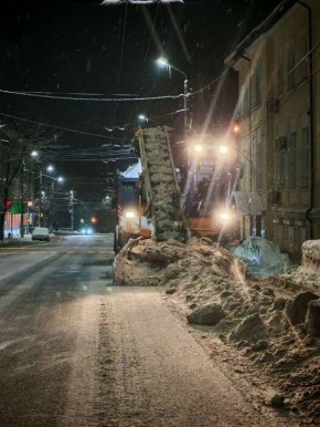 Ночью снег вывезут с семи улиц Калуги