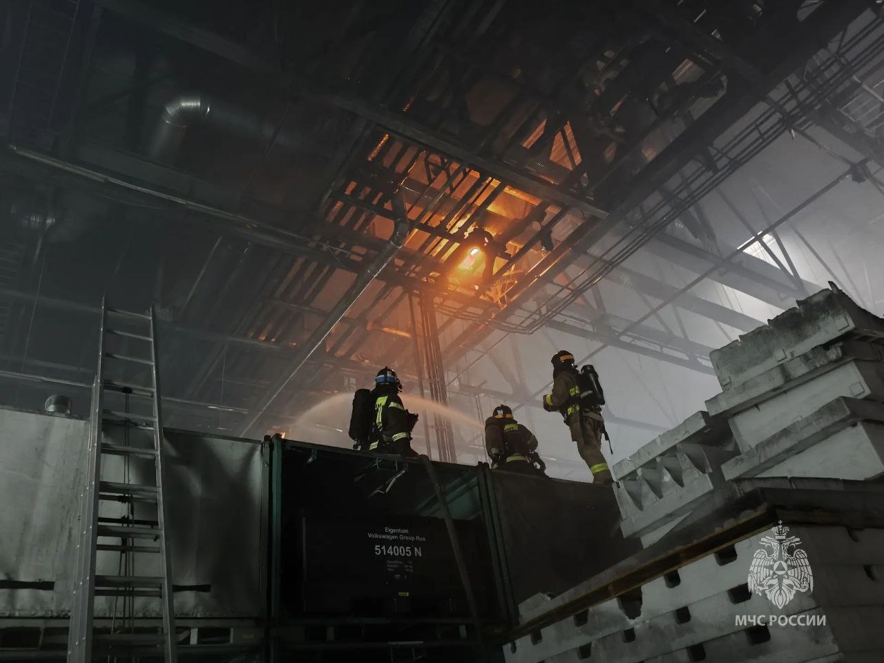 В МЧС назвали предварительную причину пожара